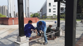 总务大力开展修旧利废工作
